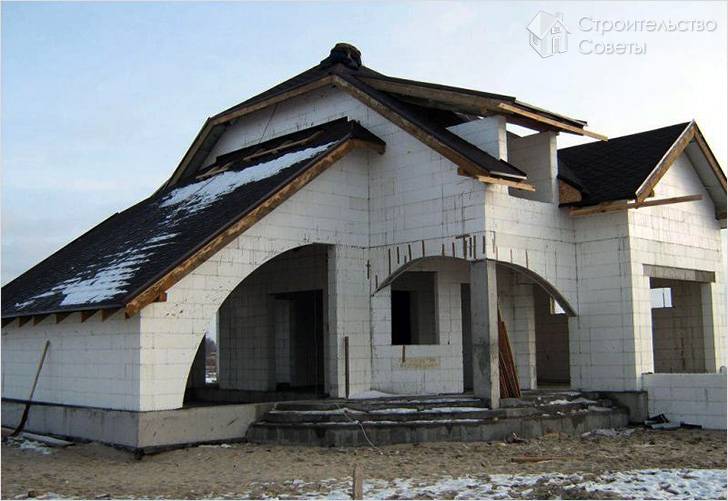 Дои из пенополистирольных блоков